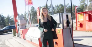 Ebba Bush vid pump