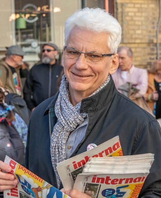Lars Henriksson, talare på 1 Maj i Göteborg