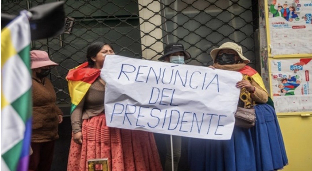 Bolivias arbetare gör uppror