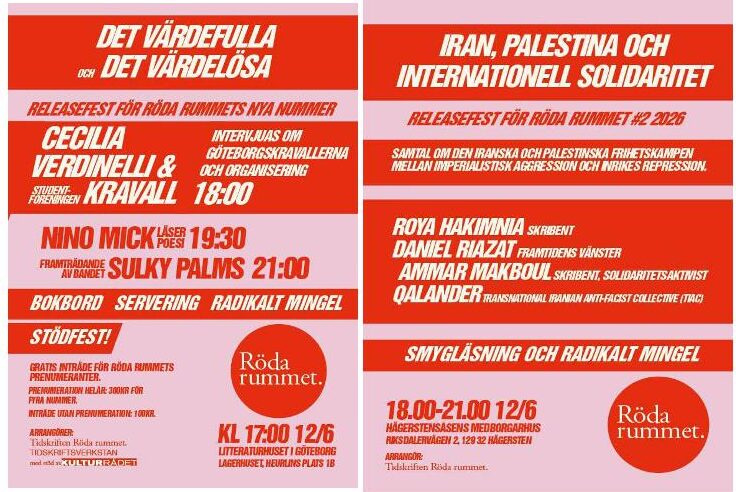 Röda Rummet har Releasefest