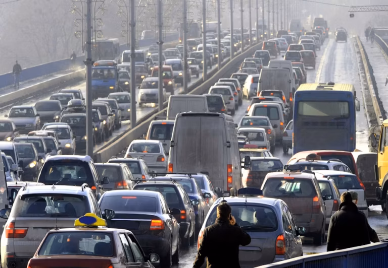 CO2 utsläpp från biltrafik