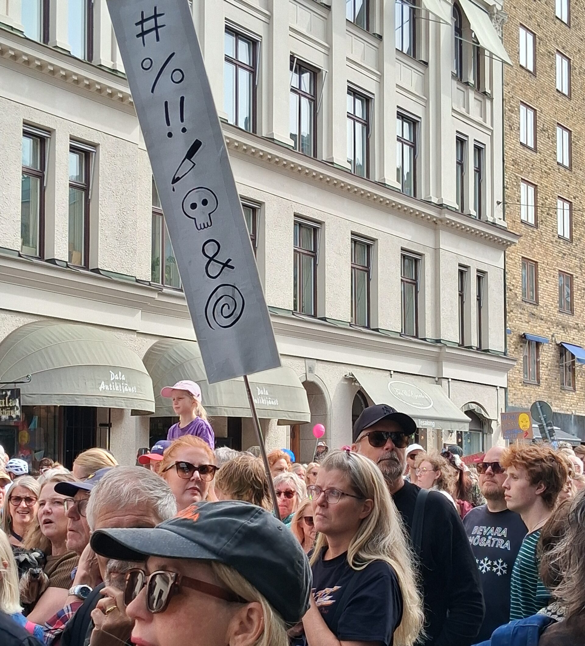 Klimatdemonstration Stockholm 260823