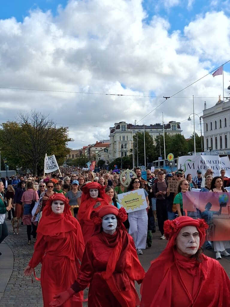 Klimatdemonstration på Avenyn, Göteborg